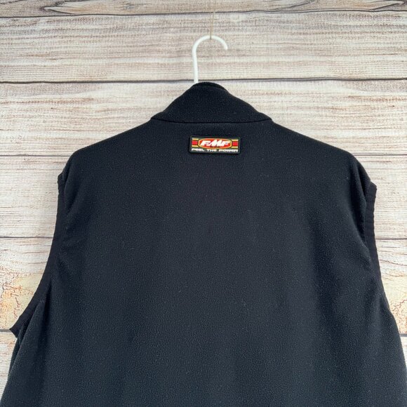 FMF‎ Racing Fleece Full Zip Vest Men's Size Large Black - Picture 6 of 11